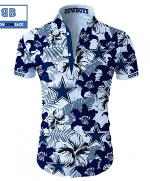 NHL Dallas Cowboys Tropical Flower Hawaiian Shirt