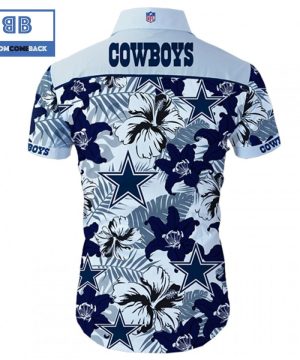 NHL Dallas Cowboys Tropical Flower Hawaiian Shirt