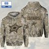 NHL Detroit Red Wings Camouflage 3D Hoodie