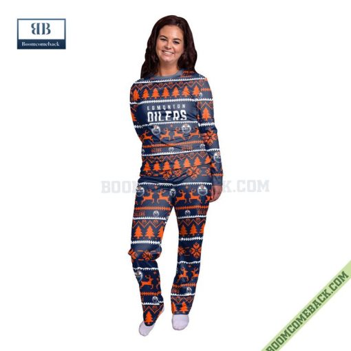 NHL Edmonton Oilers Family Pajamas Set