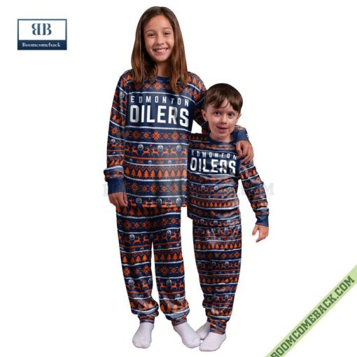 NHL Edmonton Oilers Family Pajamas Set