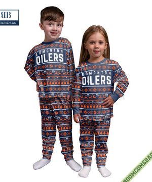 nhl edmonton oilers family pajamas set 9 WsrDk