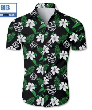 NHL Los Angeles Kings Tropical Flower Hawaiian Shirt