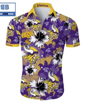 nhl minnesota vikings tropical flower hawaiian shirt 3 ilhkR