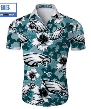 NHL Philadelphia Eagles Tropical Flower Hawaiian Shirt