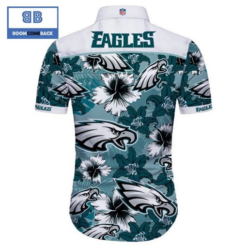 NHL Philadelphia Eagles Tropical Flower Hawaiian Shirt