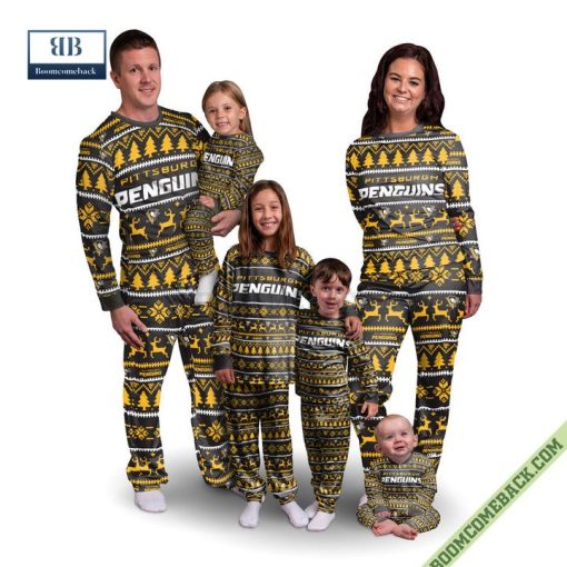 NHL Pittsburgh Penguins Family Pajamas Set