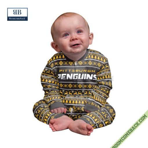 NHL Pittsburgh Penguins Family Pajamas Set