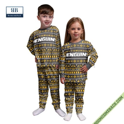 NHL Pittsburgh Penguins Family Pajamas Set