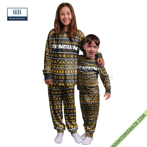 NHL Pittsburgh Penguins Family Pajamas Set