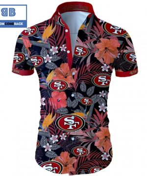 NHL San Francisco 49ers Tropical Flower Hawaiian Shirt