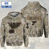 NHL Tampa Bay Lightning Camouflage 3D Hoodie