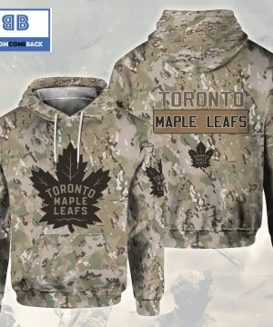 nhl toronto maple leafs camouflage 3d hoodie 3 nipxk