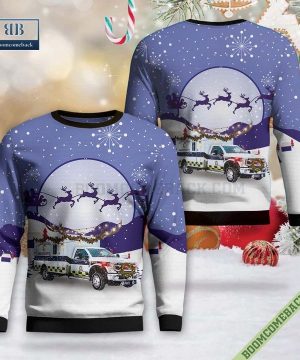 Nicholasville, Kentucky, Jessamine County Emergency Medical Services Ugly Christmas Sweater