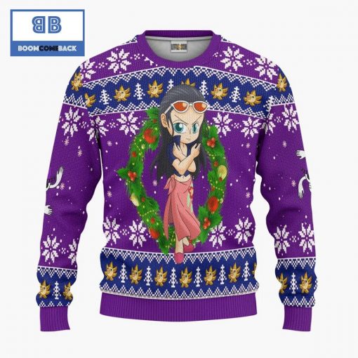 Nico Robin One Piece Anime Christmas Custom Knitted 3D Sweater