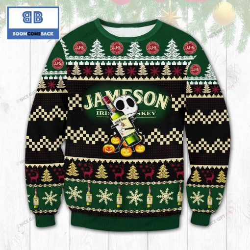 Nightmare Before Jameson Irish Whiskey Christmas Ugly Sweater