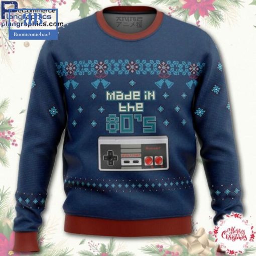 Nintendo Made In The 80’s Ugly Christmas Sweater