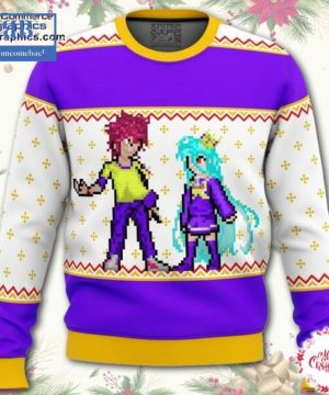 No Game No Life 8 Bit Ugly Christmas Sweater