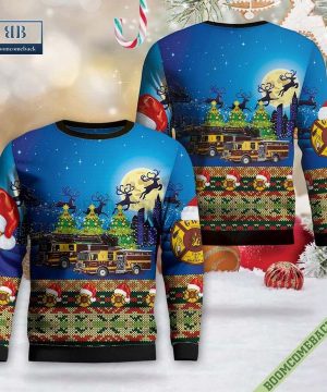 North Carolina, Cherokee Fire Rescue Ugly Christmas Sweater