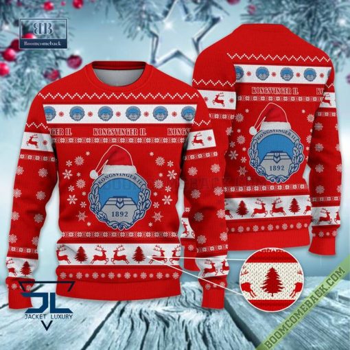 Kongsvinger IL Toppfotball Ugly Christmas Sweater Jumper