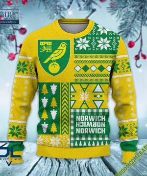 Norwich City Ugly Christmas Sweater, Christmas Jumper