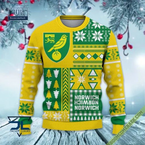 Norwich City Ugly Christmas Sweater, Christmas Jumper