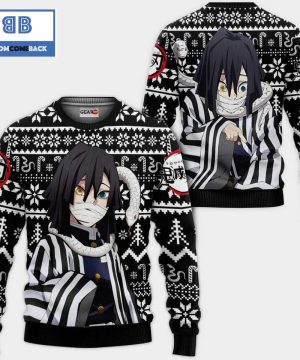 Obanai Kimetsu No Yaiba Anime Christmas 3D Sweater