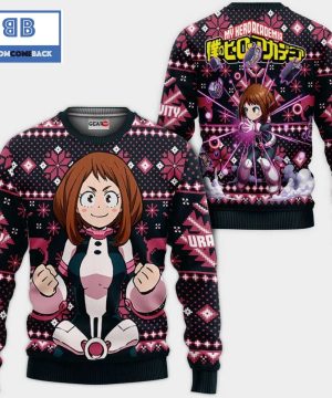 Ochaco Uraraka My Hero Academia Anime Christmas 3D Sweater