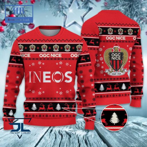 OGC Nice Santa Hat Ugly Christmas Sweater