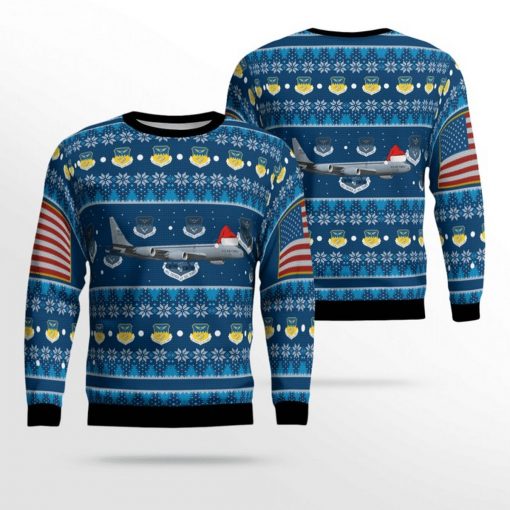 Ohio Air National Guard 121st Air Refueling Wing Boeing Kc-135r Stratotanker Ugly Christmas Sweater