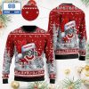 Oklahoma Sooners NCAA Santa Claus Hat Ho Ho Ho 3D Custom Name Ugly Christmas Sweater