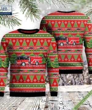 Oklahoma, Yukon Fire Department Christmas Sweater Jumper