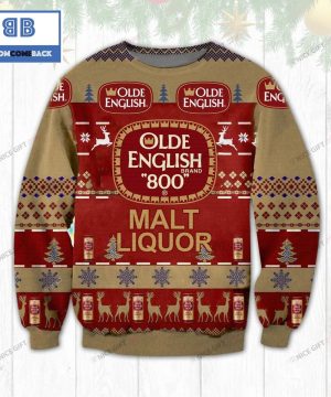 Olde English 800 Beer Christmas Ugly Sweater