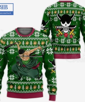 One Piece Roronoa Zoro Ugly Christmas Sweater