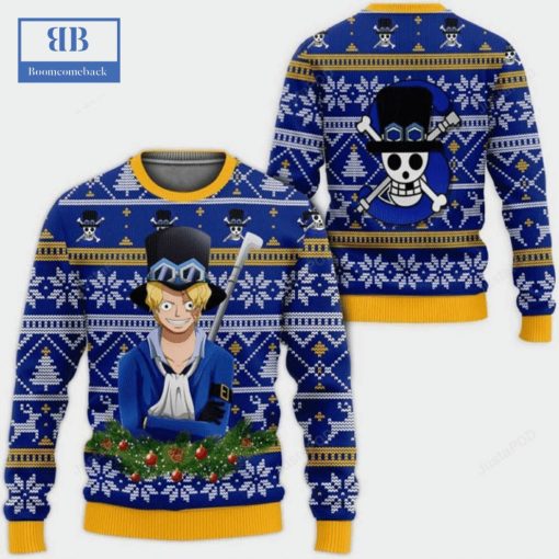 One Piece Sabo Ugly Christmas Sweater