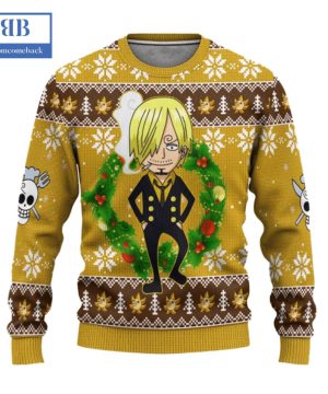 One Piece Sanji Chibi Ver 1 Ugly Christmas Sweater