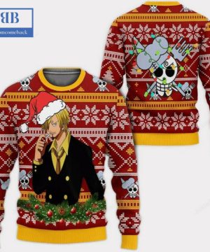 One Piece Sanji Ugly Christmas Sweater