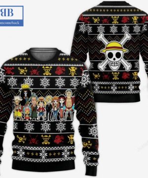 One Piece Straw Hat Pirates Ugly Christmas Sweater