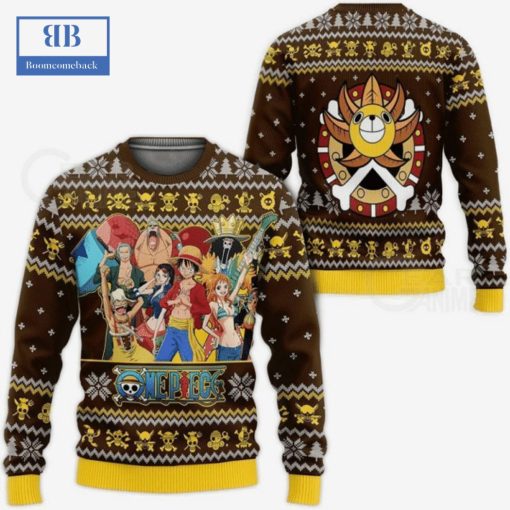 One Piece Thousand Sunny Logo Ugly Christmas Sweater