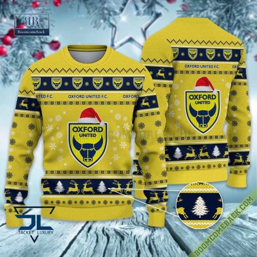 Oxford United FC Trending Ugly Christmas Sweater