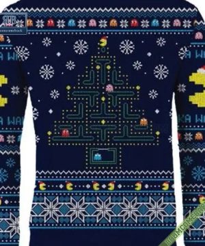 pac man nintendo ugly christmas sweater 5 JRkFC