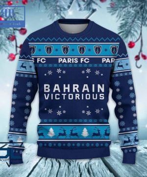 Paris FC Santa Hat Ugly Christmas Sweater