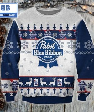 Past Blue Ribbon Beer 3D Christmas Ugly Sweater