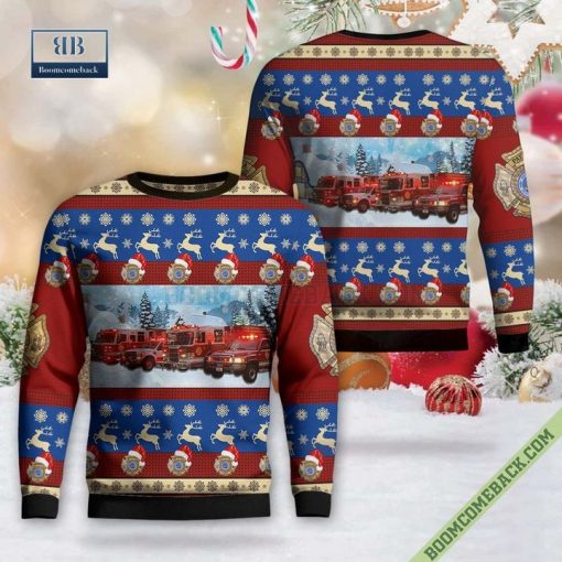 Patagonia Volunteer Fire Department Christmas Sweater Jumper