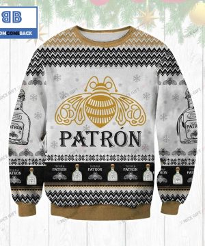 Patron Whiskey Christmas Ugly Sweater