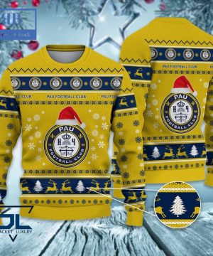 Pau FC Santa Hat Ugly Christmas Sweater