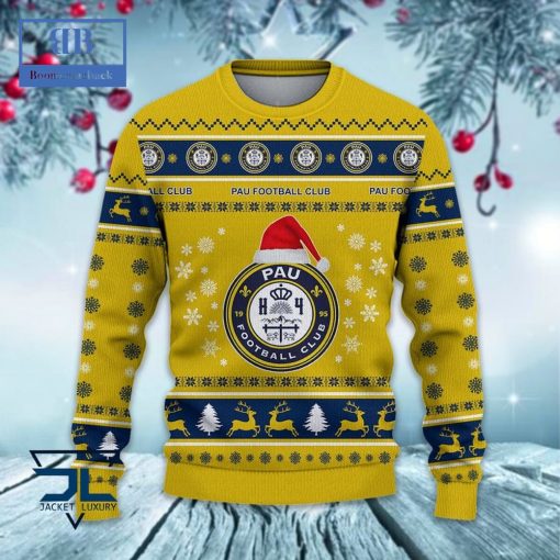 Pau FC Santa Hat Ugly Christmas Sweater