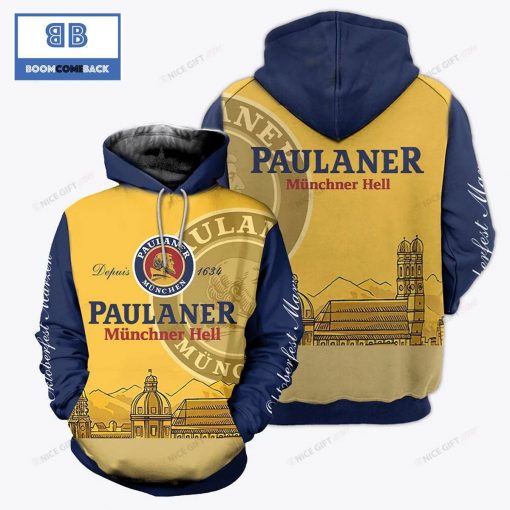 Paulaner Munchner Hell 1634 3D Hoodie ver 1