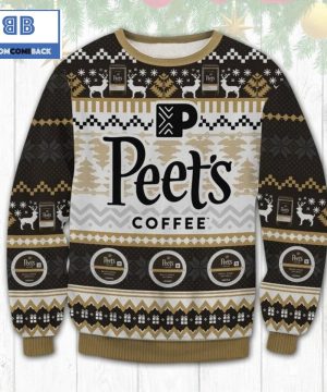 peets coffee ugly christmas sweater 3 pFK7f