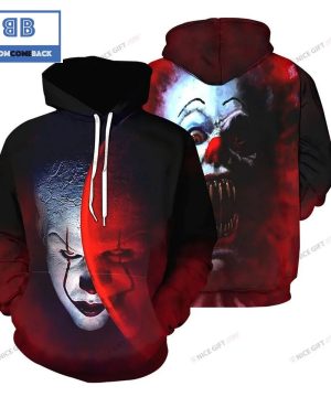 Pennywise IT Movie Halloween 3D Hoodie ver 2